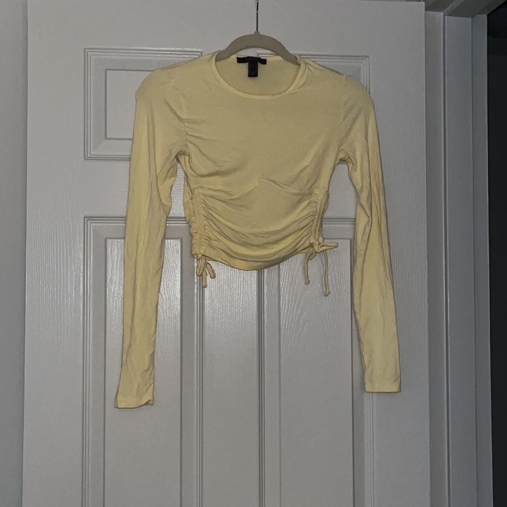 Light yellow long sleeved t